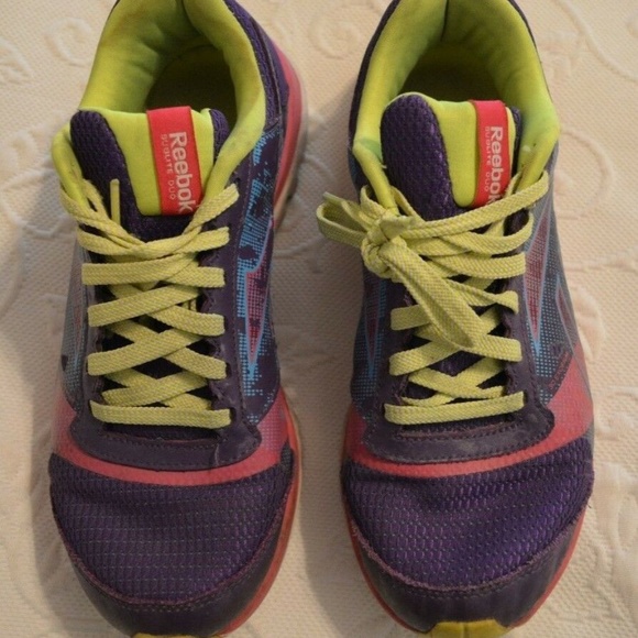 Kids Reeboks Multicolored Pre-Owned Size 5.5 - Picture 2 of 6